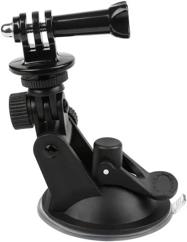 Main image of Universal Car Suction Cup Adapter Windshield Mount Holder Bracket Action Camera Accessories for Gopro Hero 1 2 3 4 Black Plastic