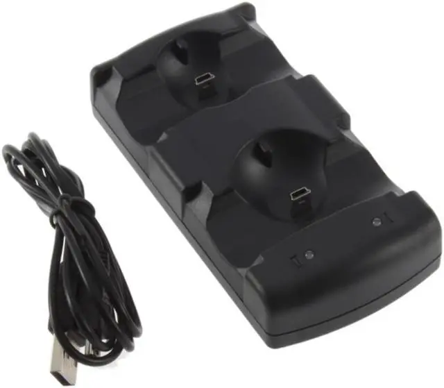 Main image of 2 in1 Dual Chargers Dual USB Charging Powered Dock Charger for PlayStation 3 for Sony for PS3 Controller & Move Navigation Hot