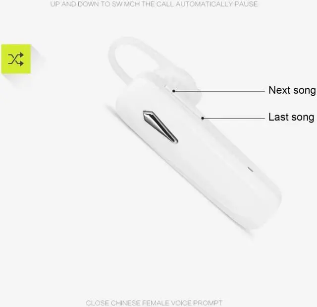 Alt view image 2 of 2 - Mini Wireless Headset Sports Stereo Headset In-ear Earbuds Hands-free Voice Game Bluetooth-compatible Headset