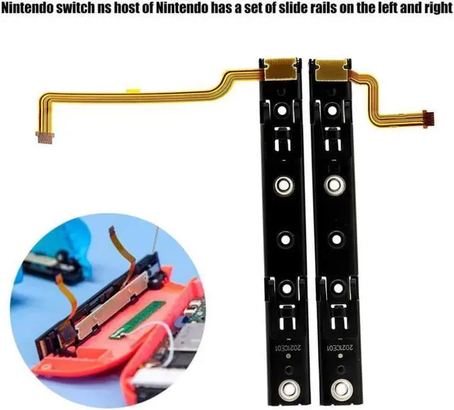 Alt view image 2 of 2 - L R LR Slide Left Right Sliders Railway Replacement With Sensor Cable Console Rail Controller For Nintend Switch For NS Joy-con