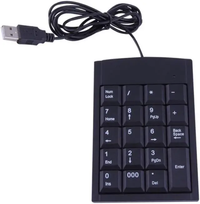 Main image of Small-size Wired Numeric Keypad Num Pad 19 Keys Mini Digital Keyboard For Accounting Teller Laptop Notebook Tablets Dropshipping