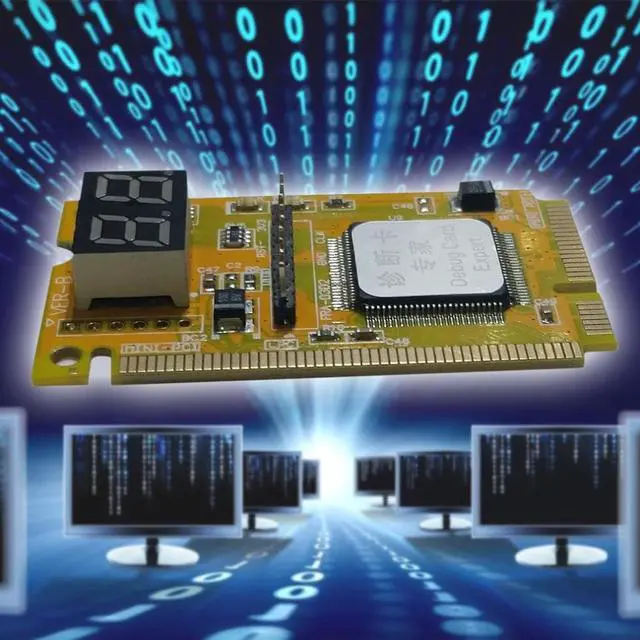 Alt view image 2 of 2 - 3 In 1 Mini PC Tester PCI-E LPC PC Analyzer POST Card For Notebook Laptop Metal High Stability Diagnosis Test Card Dropshipping