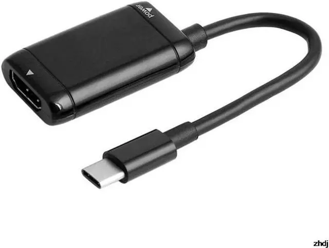 Alt view image 2 of 2 - Type C to HDMI-compatible Adapter USB 3.1 USB C Male to HDMI-compatible Female Converter Cable for Android Phone Tablet