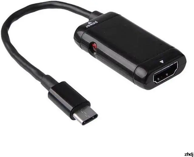 Main image of Type C to HDMI-compatible Adapter USB 3.1 USB C Male to HDMI-compatible Female Converter Cable for Android Phone Tablet