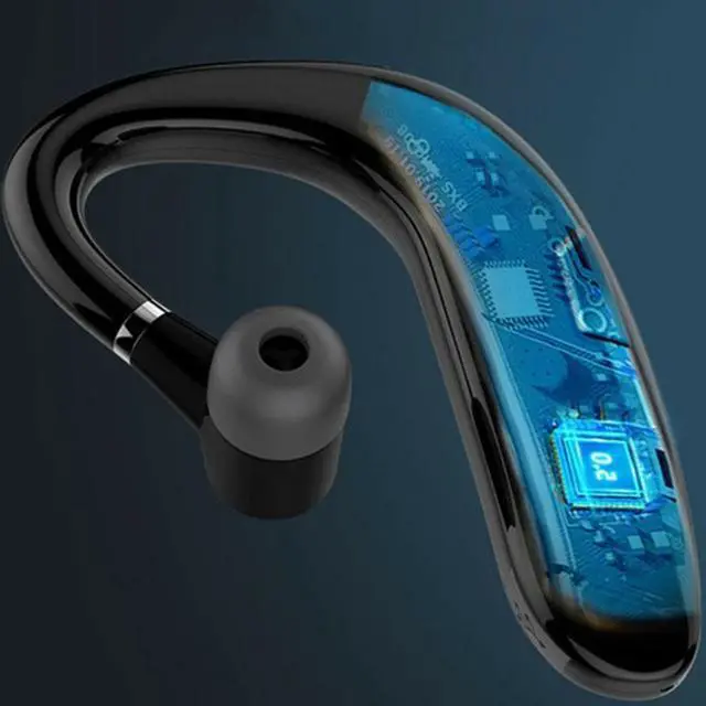 Alt view image 2 of 2 - Car Business Bluetooth-compatible Headset 5.0 Handsfree Headphones Mini Wireless Earphone Earbud Earpiece For Smartphone