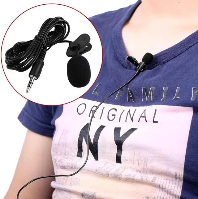 Alt view image 2 of 2 - 2020 est Portable External 3.5mm Hands-free Mini Wired Clip-on Lapel Lavalier Microphone For PC Laptop 3.5mm External