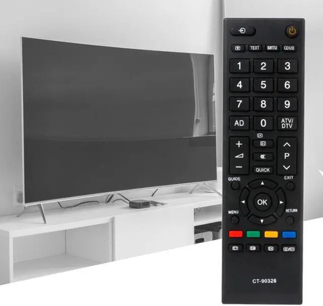 Alt view image 2 of 2 - Tv Remote Control For Toshiba Tv English Remote Control Ct-90326 Portable Wireless Tv Remote Control Sensitive Button