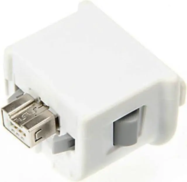 Main image of Motion Plus Adapter Sensor for Nintendo Wii Console Remote Wireless Wiimote Controller Black & White Bag BSIDE ABS
