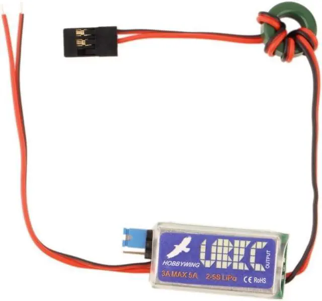 Main image of Hot 5V / 6V HOBBYWING RC UBEC 3A Max 5A Lowest RF Noise BEC Full Shielding Antijamming Switching Regulator Sale HOT