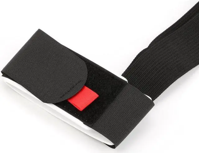 Alt view image 2 of 2 - Adjustable Skiing Pole Shoulder Hand Carrier Lash Handle Straps Porter Hook Loop Protecting Black Nylon Ski Handle Strap Bags