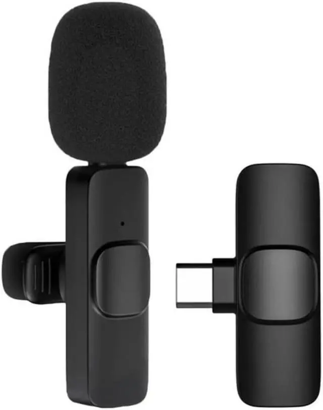 Main image of Wireless Lavalier Microphone Portable Audio Video Recording Mini Microphone For Live Broadcast Gaming Phone Microphone