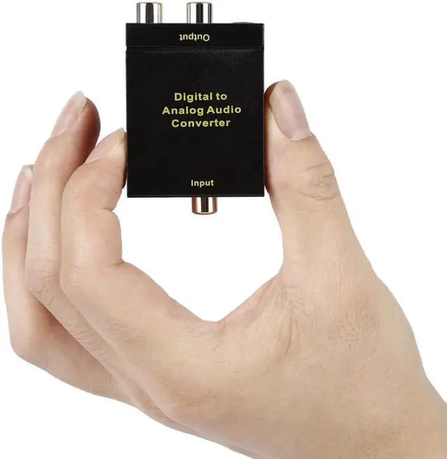 Alt view image 2 of 2 - Tsing Digital SPDIF to Analog Stereo Audio L/R R/L Converter Adapter Exquisitely Designed Durable Gorgeous