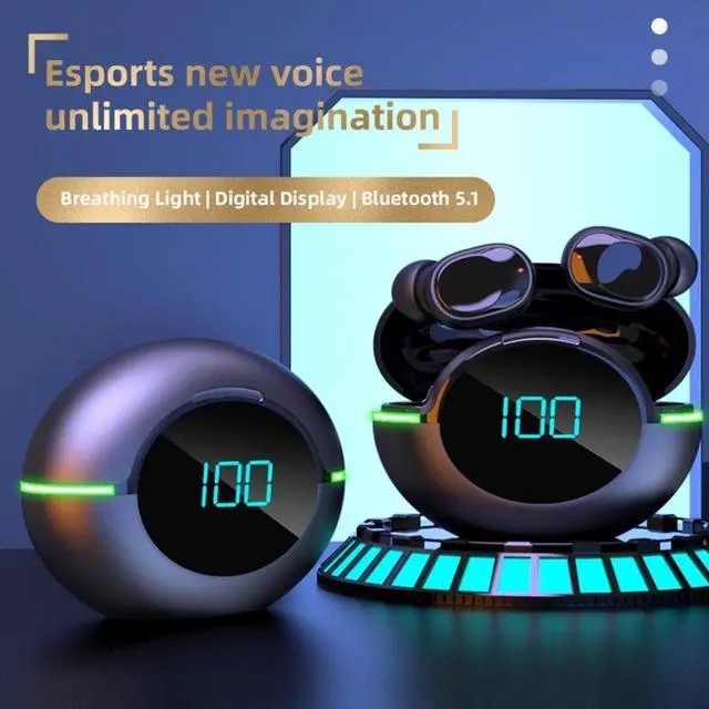 Alt view image 2 of 2 - Y80 Wireless Bluetooth Headset IPX4 Waterproof Headphones In-Ear Touch Control Earphones Sport HiFi Stereo Headset For Xiaomi