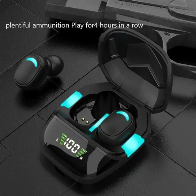 Alt view image 2 of 2 - G7S Wireless Bluetooth 5.1 Earphone Game TWS Real Headset Radio Competition Low Delay In-ear Stereo Driver Headphones Earbuds