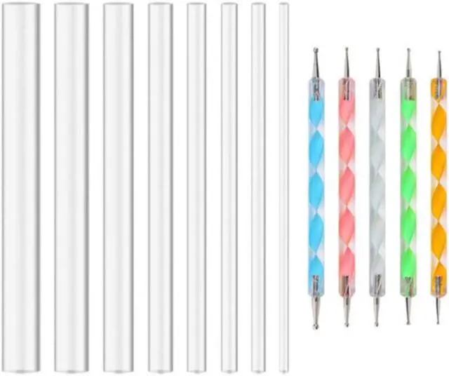 Alt view image 2 of 2 - 13PCS Mandala Dotting Tools Set Pen Dotting Tools Mandala Stencil Ball Stylus Paint Tray for Painting Rocks, Coloring, Drawing
