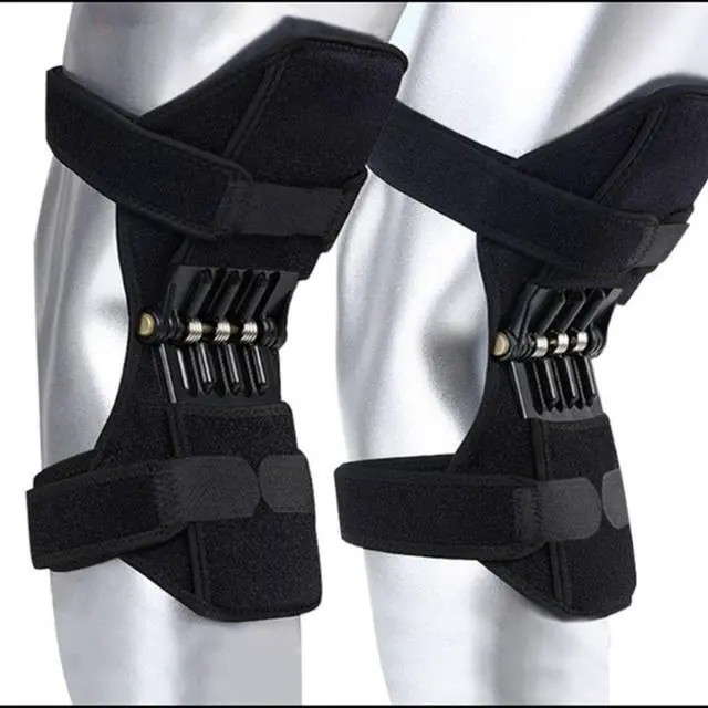 Alt view image 2 of 2 - Knee Protection Booster Power Support Knee Pads Powerful Rebound Spring Force Sports Reduces Soreness Old Cold Leg Protection