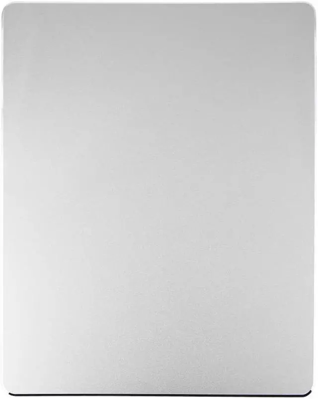 Alt view image 2 of 2 - Metal Aluminum Mouse pad Mat Hard Smooth Thin Mousead Waterproof Fast and Accurate Control With Anit-slip PU Leather