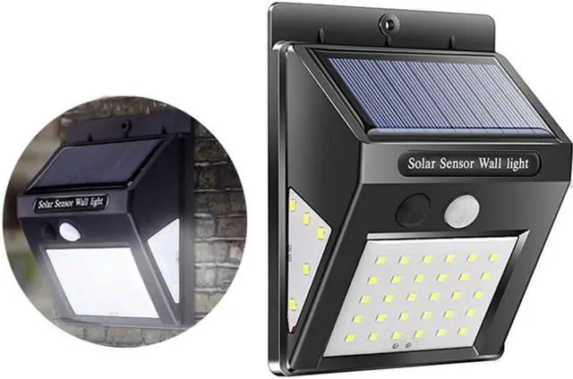 Alt view image 2 of 2 - 30 LED Solar Light Outdoor Solar Lamp Powered Sunlight Waterproof PIR Motion Sensor Street Light for Garden Decoration