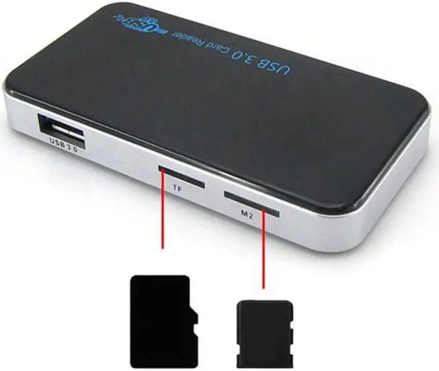 Alt view image 2 of 2 - 2023 Hot USB 3.0 All-in-1 Compact Flash Multi Card Reader Adapter 5Gbps USB Card Reader For TF Secure Digital Card Dropshipping