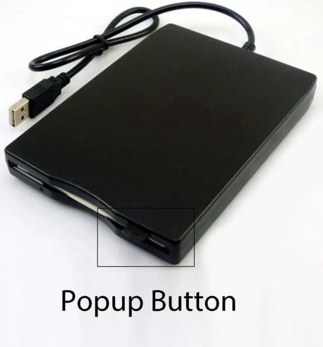 Alt view image 2 of 2 - 1.44 MB Floppy Disk 3.5" USB External Drive Portable Floppy Disk Drive Diskette FDD For Laptop Desktop PC