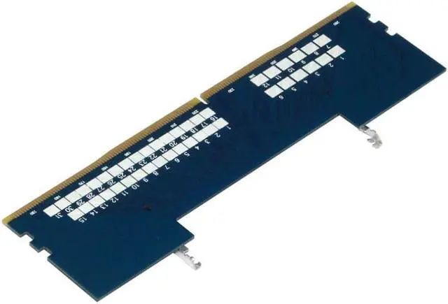 Alt view image 2 of 2 - Laptop DDR4 RAM to Desktop Adapter Card Memory Tester SO DIMM to DDR4 Converter DIMM RAM Adapter Expansion Transfer Card