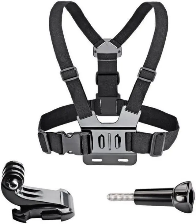 Main image of Chest Strap Mount Belt Sport Cam Fix for Gopro Hero 7/6/5 4K Action Camera Chest Mount Harness for SJCAM SJ4000 Bundle 1 Plastic