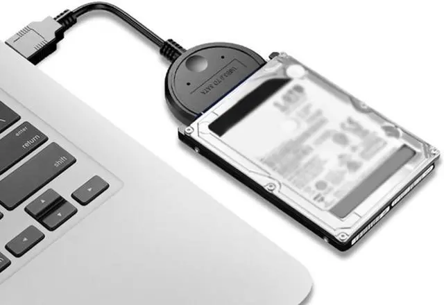 Alt view image 2 of 2 - Dual USB 3.0 To Sata Adapter 2.5 Inch 3.5 Inch Cable converter External Hard Disk Adapter Drive HDD SSD Cable Converter