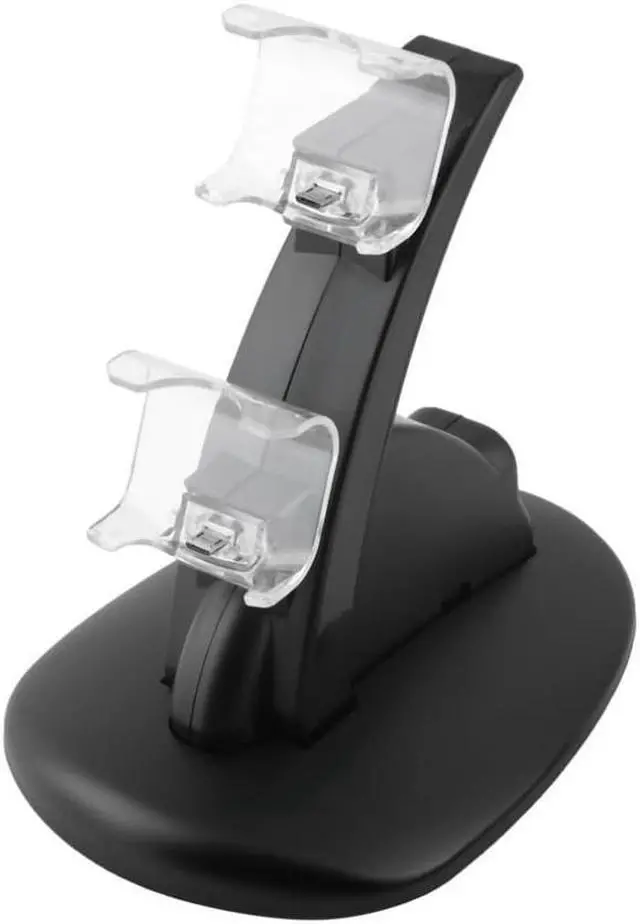 Main image of LED Dual USB Charging Charger Dock Stand Cradle Docking Station for Sony Playstation 4 PS4 Game Gaming Console Controller