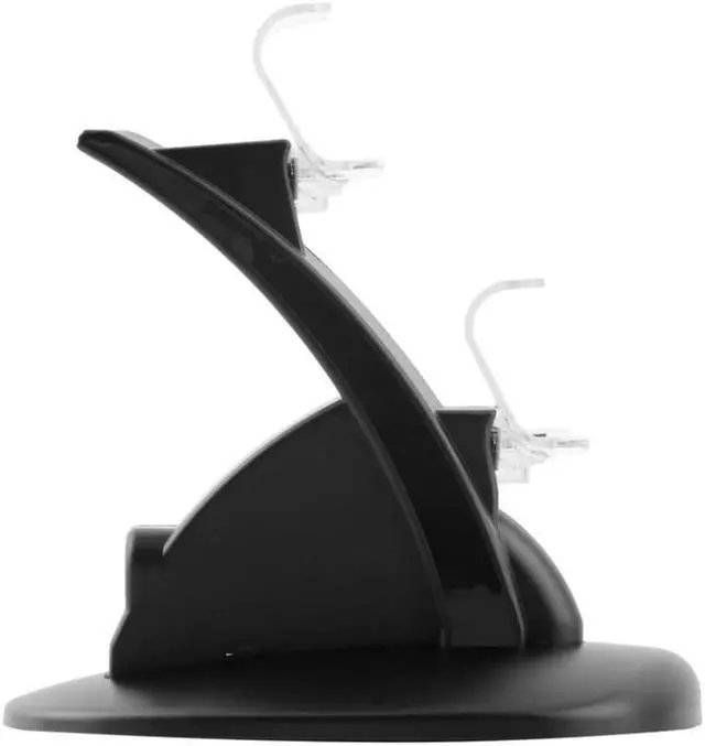Alt view image 2 of 2 - LED Dual USB Charging Charger Dock Stand Cradle Docking Station for Sony Playstation 4 PS4 Game Gaming Console Controller