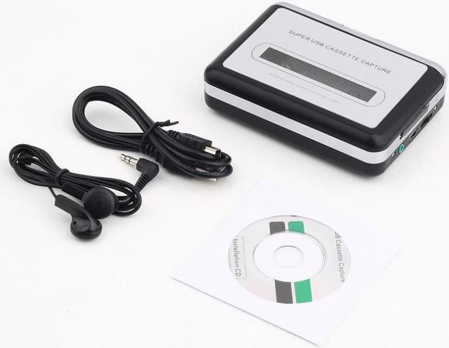 Alt view image 2 of 2 - Top Quality USB2.0 Portable Tape to PC Super Cassette To MP3 Audio Music CD Digital Player Converter Capture Recorder +Headphone