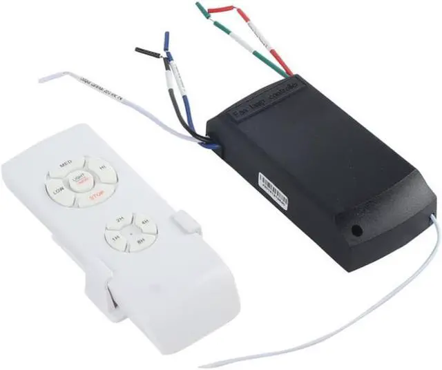 Main image of Universal Ceiling Fan Lamp Remote Control Kit 90-175V Timing Wireless Control Switch Adjusted Wind Speed Transmitter Receiver