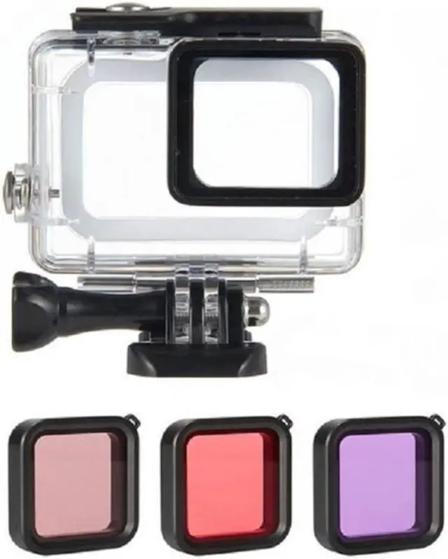 Main image of Camera Case 45m Underwater Driving Waterproof Black Protective Diving Cover Action Cameras Accessories For Hero 5 6 7