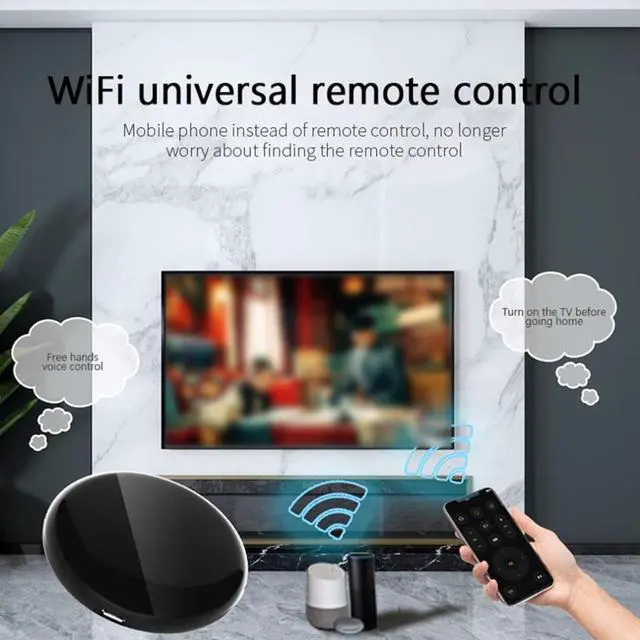 Alt view image 2 of 2 - Tuya WiFi Smart Universal IR Remote For Smart Home Control For TV DVD AUD AC Air Conditioner Works With Alexa Echo Google Home