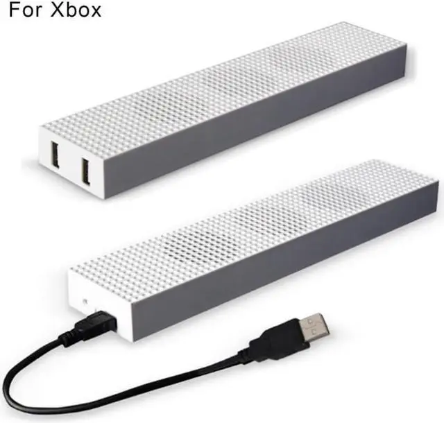 Alt view image 2 of 2 - for Xbox One S Cooling Fan with 2 USB Ports Hub and 3 H/L Speed Adjustment Cooling Fans Cooler for Xbox One Slim Gaming Console