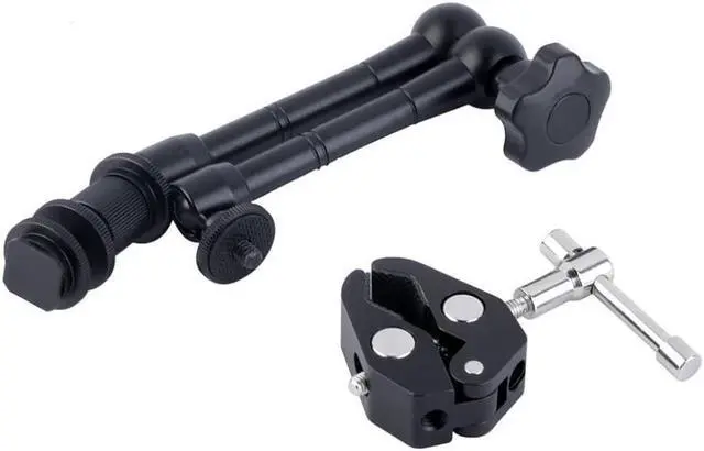 Main image of 11 Inch DSLR Rig Movie Kit Articulating Magic Arm + Super Clamp Crab Plier Clip for Camcorder LCD Monitor Led Flash Light ACEHE