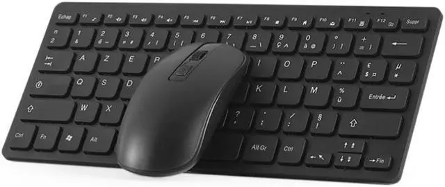 Main image of French Keyboard Wireless Mouse Azerty Suitable For Game PC Player IMAC TV French Keyboard Mouse Wireless Game Keyboard