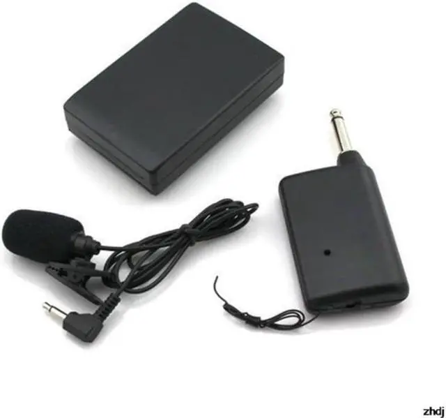 Main image of 1pc Wireless FM Transmitter Receiver Lapel Clip On Microphone Mic System Set for Wedding Meeting Wireless Receiver Lapel