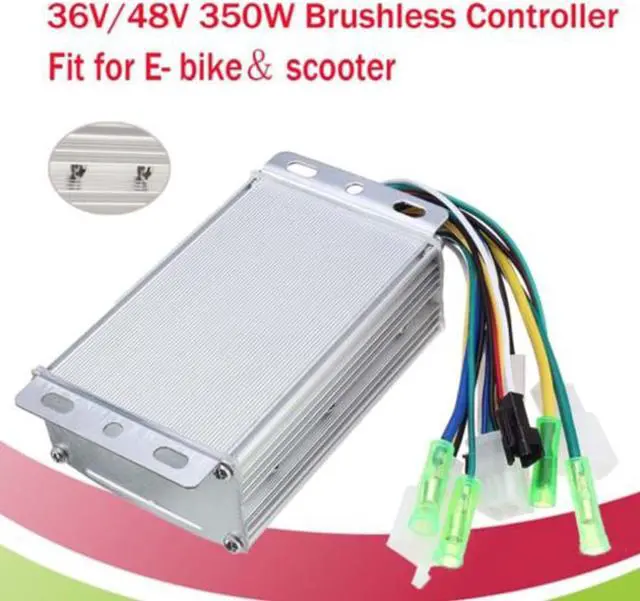 Alt view image 2 of 2 - 36V/48W 350W Waterproof Design Brush Speed Motor Controller for Electric Scooter Bicycle E-Bike Tricycle Controller