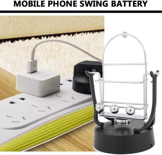 Alt view image 2 of 2 - Phone Holder Cell Phone Base Pendulum Device Dynamic Balancing Pendulum Educational Toy