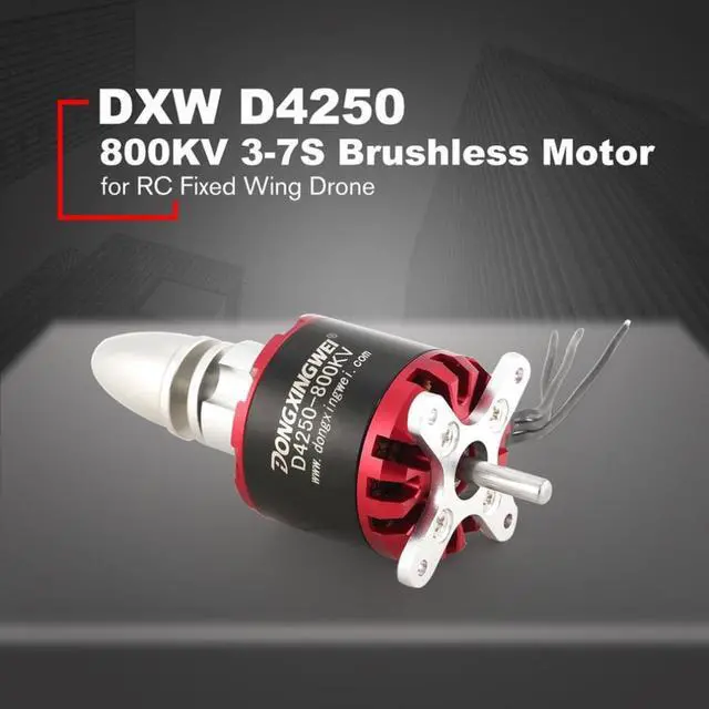 Alt view image 2 of 2 - DXW D4250 800KV 3-7S Brushless Motor For RC FPV Fixed Wing Drone Airplane Accessories Aircraft Quadcopter Multicopter Parts