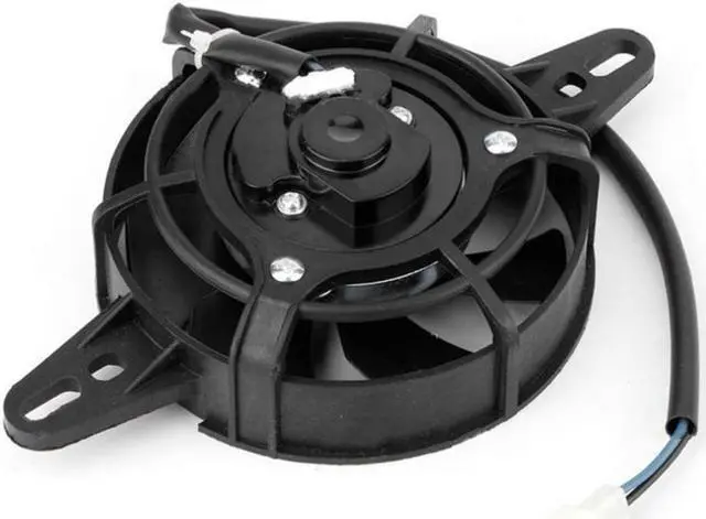 Alt view image 2 of 2 - Oil Cooler Electric Radiator Cooling Fan Engine Radiator Fit for 150cc 200cc 250cc Chinese ATV Quad Go Kart  Buggy Motorcycle