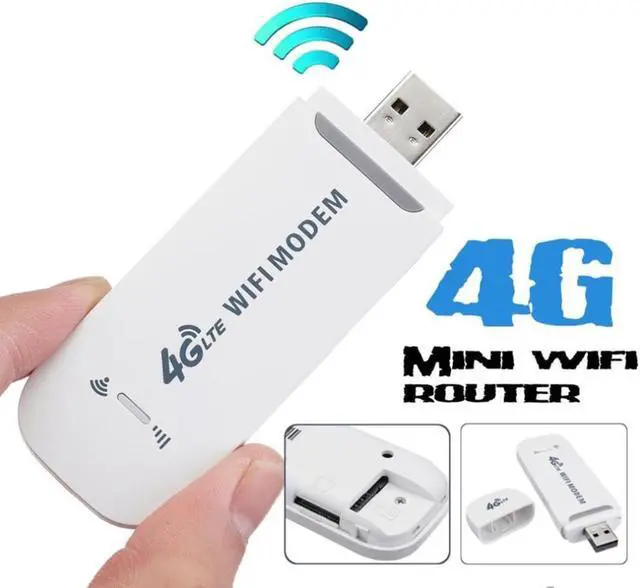 Alt view image 2 of 2 - 4G USB wifi modem Car Portable WiFi Universal 100Mbps router adaptor Hotspot Wireless Network Card Demodulator For Home Office