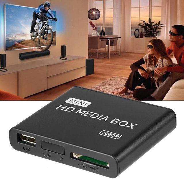 Mini Media Player 1080P Mini HDD Media Box TV box Video Multimedia