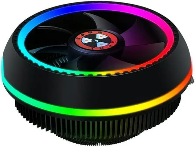 Main image of Computer Fan CPU Cooler Cooling Fan Radiator RGB LED Heat Sink PC CPU Cooling Cooler Heatsink Fan cooler processador