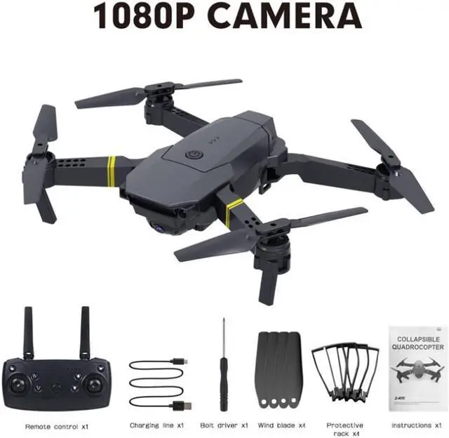 Main image of 360 Degree Aerial Camera E58  Drone Small HD Wifi With 4-Axis Foldable Arm Quadcopter Real-Time Image Transmission Fixed Height