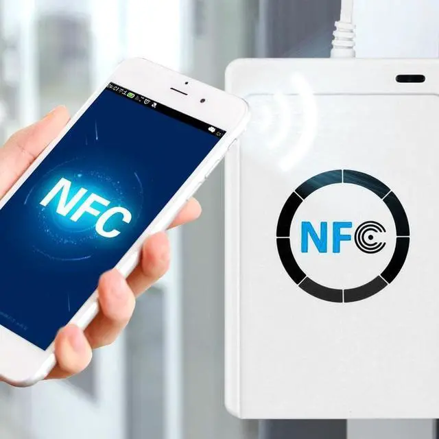 Alt view image 2 of 2 - 1 Set USB ACR122U NFC RFID Smart Card Reader For All 4 Types Of NFC (ISO/IEC18092) Professional Tags+5pcs M1 Cards Dropshipping