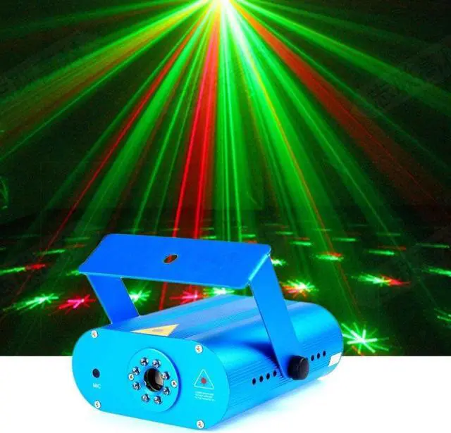 Alt view image 2 of 2 - Mini LED Laser Projector Christmas Decorations for home Laser Pointer Disco Light Stage Party Pattern Lighting Projector Shower