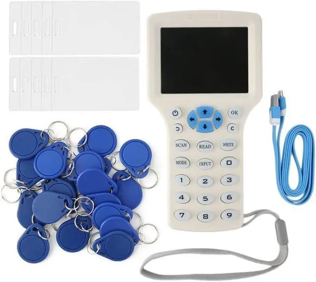 Alt view image 2 of 2 - RFID Copier ID IC Reader ID IC Copy Frequency Writer Copy M1 13.56MHZ Encrypted Duplicator Programmer USB NFC UID Tag Key Card