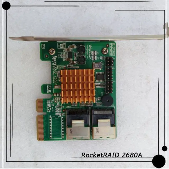 Main image of For RocketRAID 2680A RAID card 3Gb/s 8 ports built-in PCI-E TO SAS Card Hard Disk Array Card Before Shipment Perfect Test