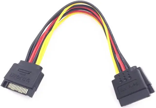 Main image of 15Pin SATA II Hard Disk Drive Cable Power Male To 2 Female Power Adapter for HDD Splitter Connector 1 To 2 Extension Cable 20CM